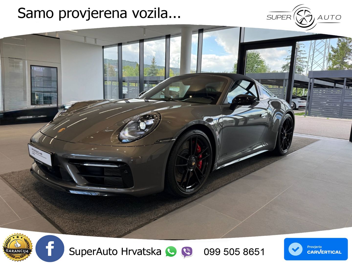 Porsche 911 Targa 4 GTS 3.0 (480 KS) PDK MATRIX+GR SJED+KAM
