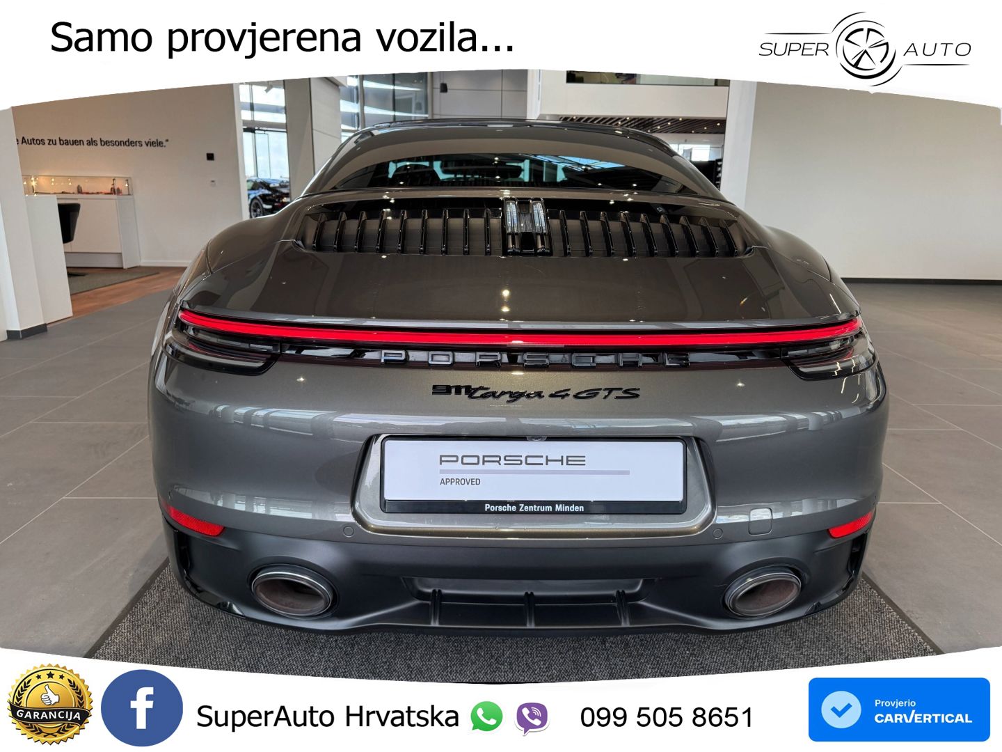 Porsche 911 Targa 4 GTS 3.0 (480 KS) PDK MATRIX+GR SJED+KAM