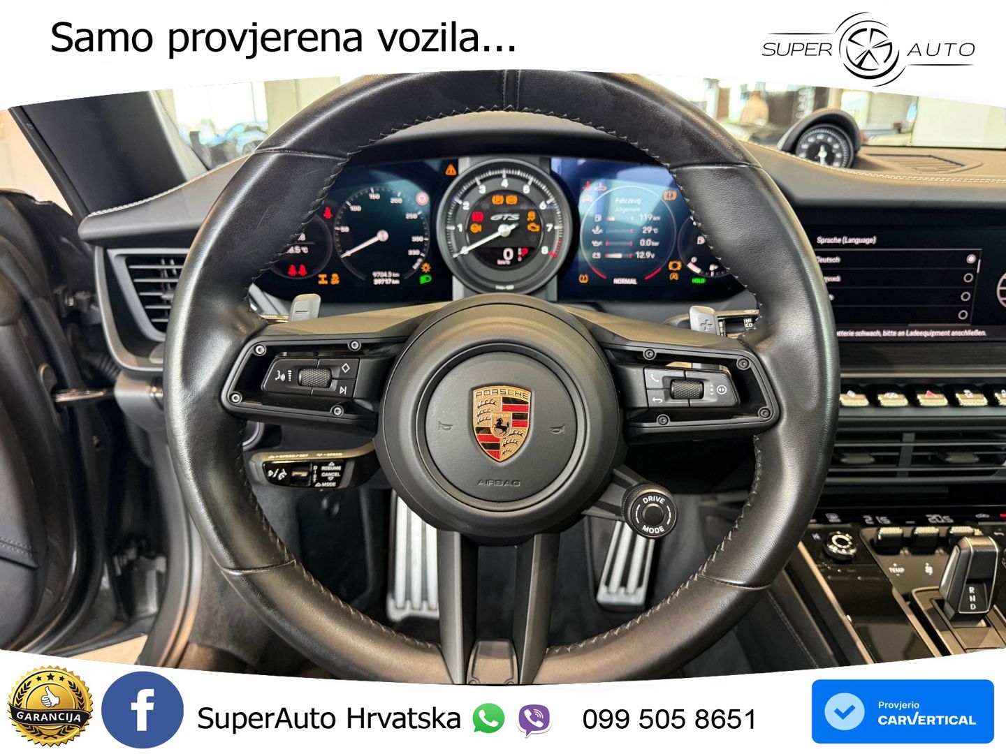 Porsche 911 Targa 4 GTS 3.0 (480 KS) PDK MATRIX+GR SJED+KAM