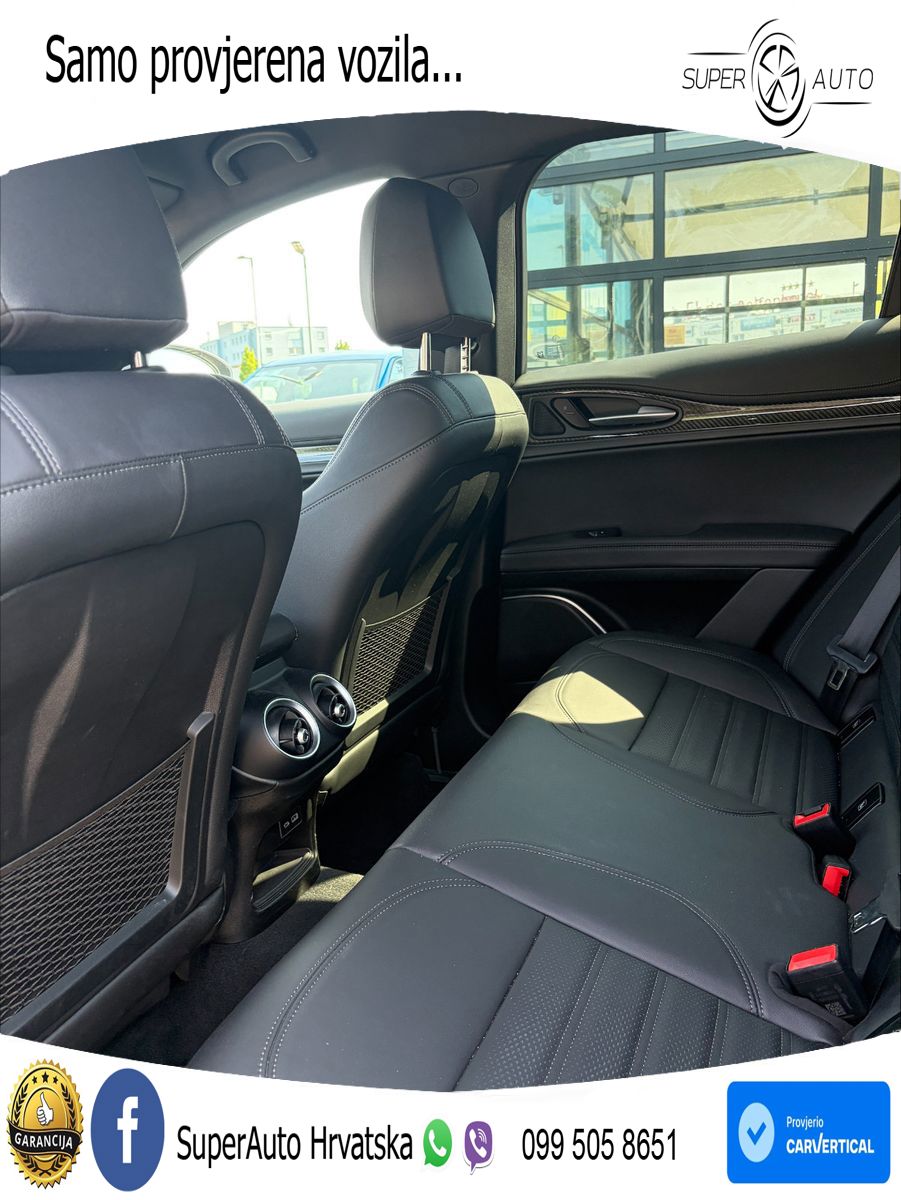 Alfa Romeo Stelvio Quadrifoglio 2.9 V6 Bi-Turbo (520 KS) Q4 Automatic LED+GR SJED+ACC
