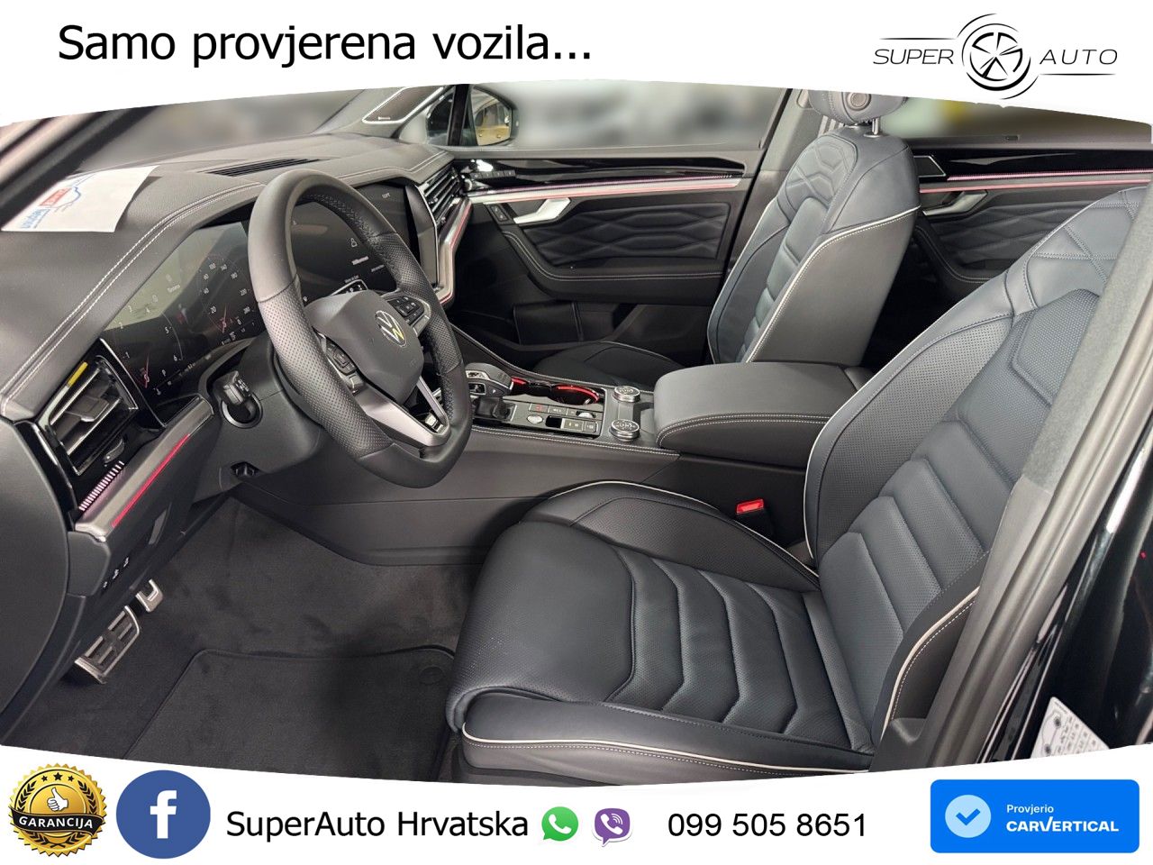 Volkswagen Touareg 3.0 V6 TDI (286 KS) 4MOTION Tiptronic ZRAČNI+ACC+GR SJED+KAM+PANO