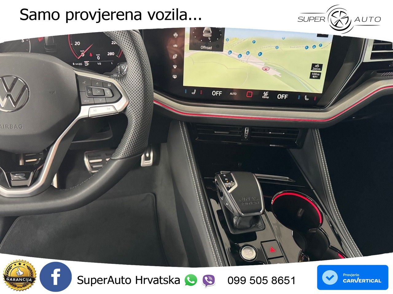 Volkswagen Touareg 3.0 V6 TDI (286 KS) 4MOTION Tiptronic ZRAČNI+ACC+GR SJED+KAM+PANO