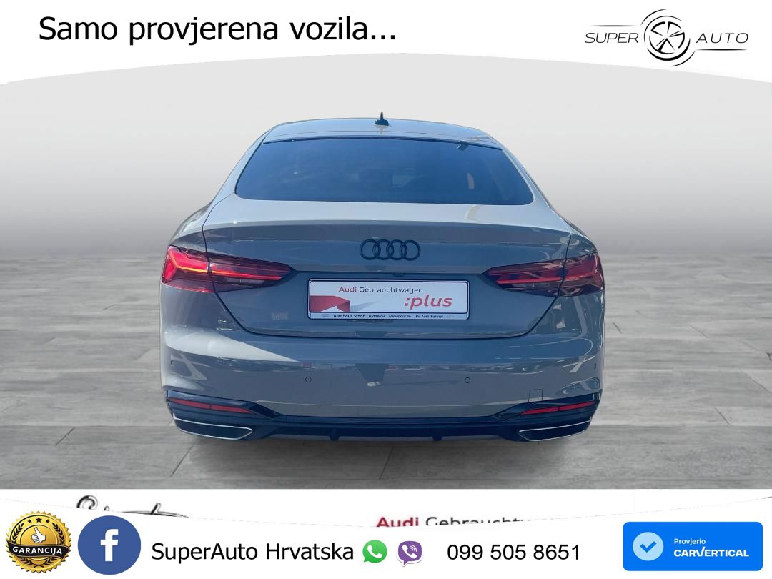 Audi A5 Sportback  40 TFSI (204 KS) S tronic S line MATRIX+GR SJED+KAM