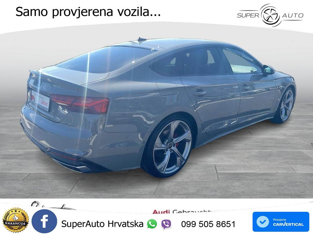 Audi A5 Sportback  40 TFSI (204 KS) S tronic S line MATRIX+GR SJED+KAM
