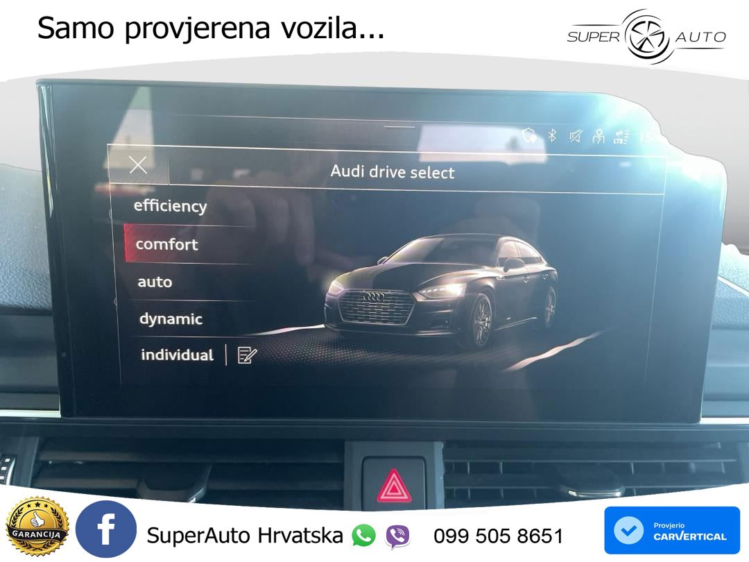 Audi A5 Sportback  40 TFSI (204 KS) S tronic S line MATRIX+GR SJED+KAM