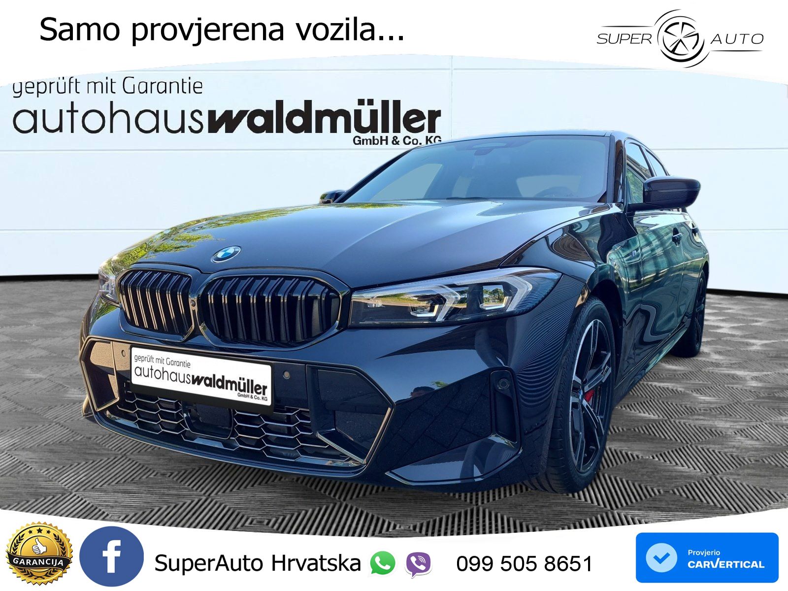 BMW 320d (190 KS) xDrive Steptronic M Sport LED+GR SJED+ACC