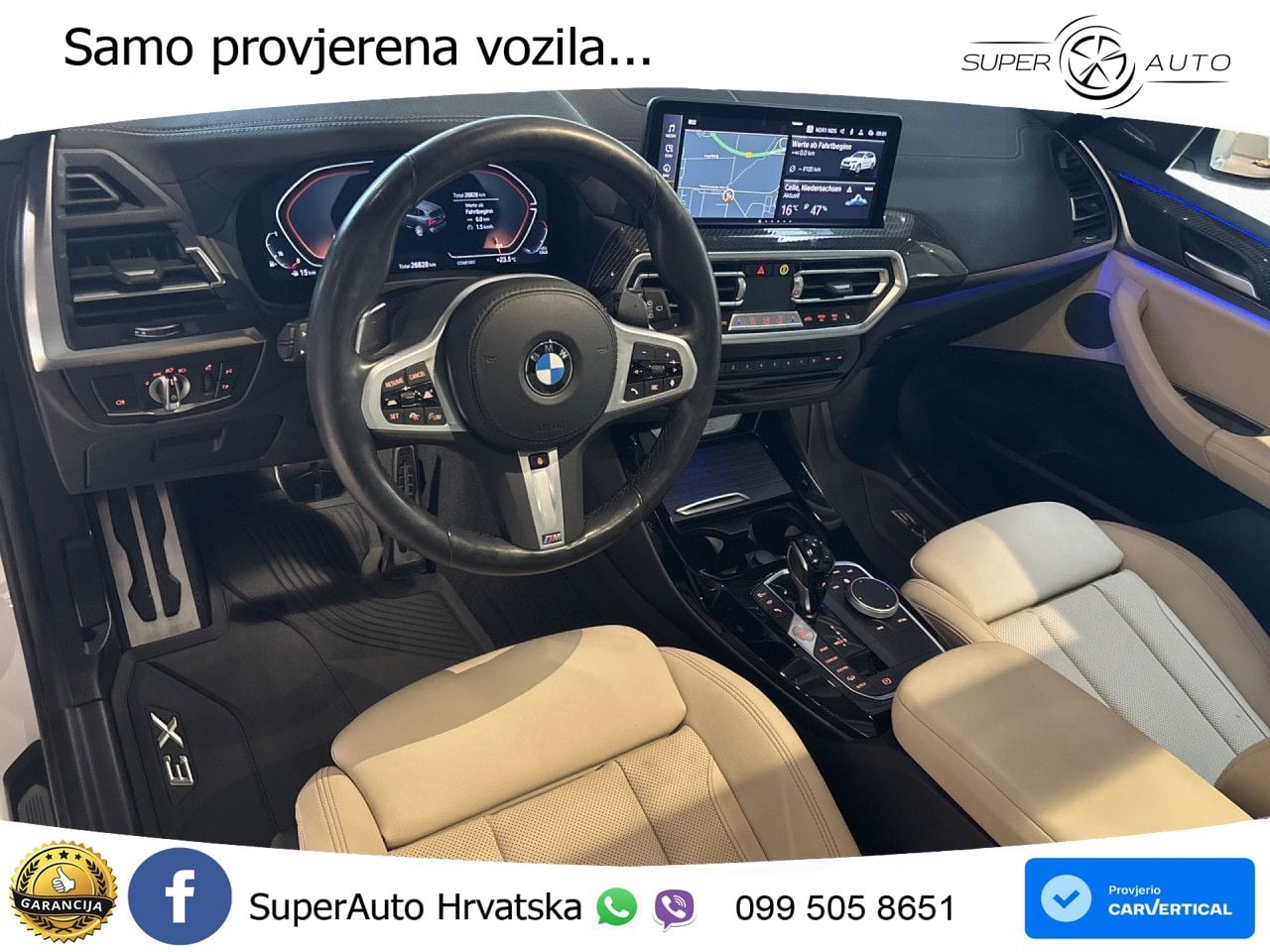 BMW X3 30i sDrive Steptronic M Sport ACC+HEAD+GR SJED+360+PANO