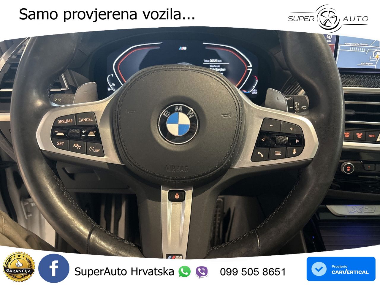 BMW X3 30i sDrive Steptronic M Sport ACC+HEAD+GR SJED+360+PANO