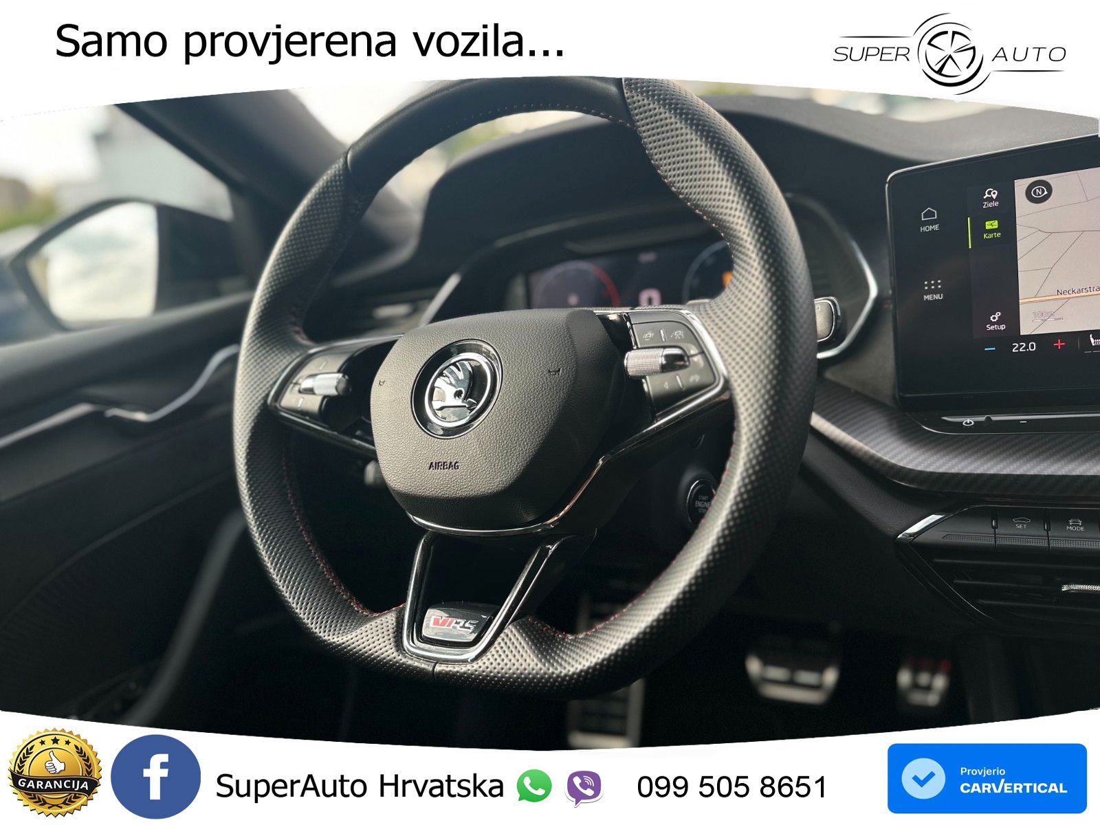 Škoda Octavia Combi RS 2.0 TDI (200 KS) DSG LED+GR SJED+ACC