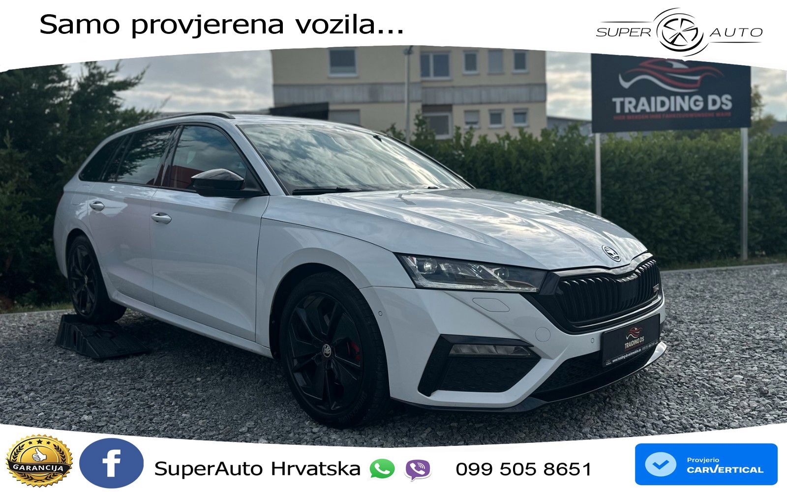 Škoda Octavia Combi RS 2.0 TDI (200 KS) DSG LED+GR SJED+ACC