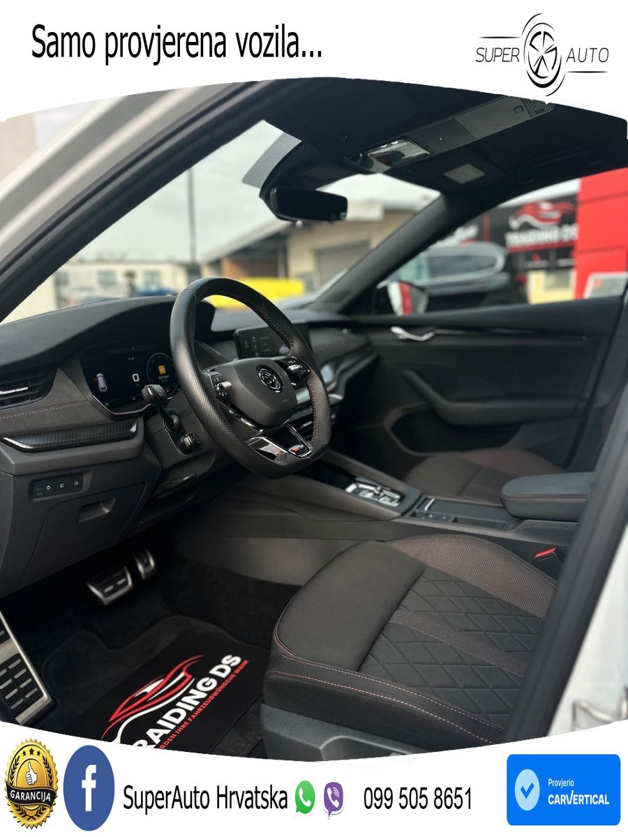 Škoda Octavia Combi RS 2.0 TDI (200 KS) DSG LED+GR SJED+ACC