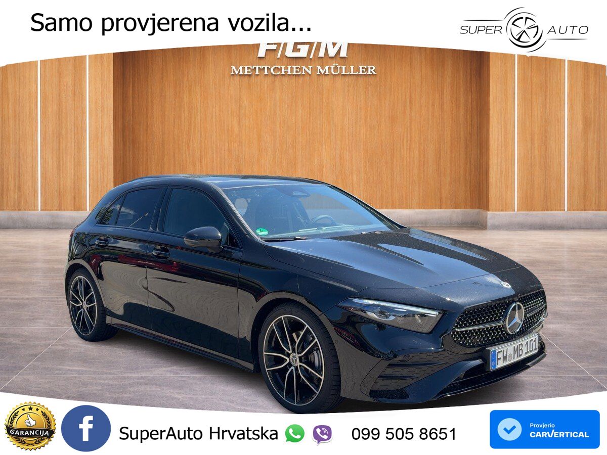 Mercedes-Benz A 200d 8G-DCT AMG ACC+GR SJED+360+PANO