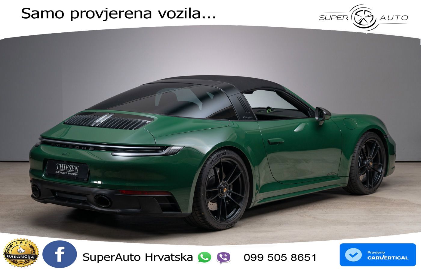 Porsche 911 Carrera 4 GTS Cabriolet 3.6 (541 KS) T-Hybrid PDK