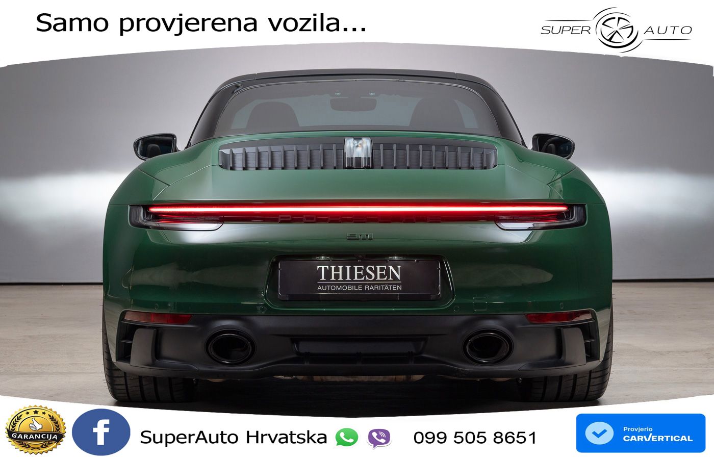 Porsche 911 Carrera 4 GTS Cabriolet 3.6 (541 KS) T-Hybrid PDK