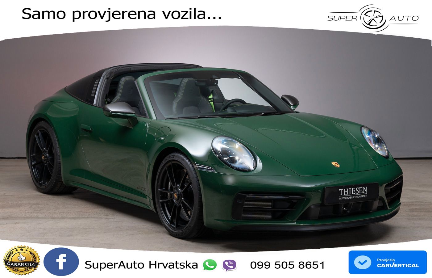 Porsche 911 Carrera 4 GTS Cabriolet 3.6 (541 KS) T-Hybrid PDK