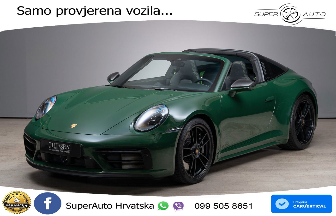 Porsche 911 Carrera 4 GTS Cabriolet 3.6 (541 KS) T-Hybrid PDK