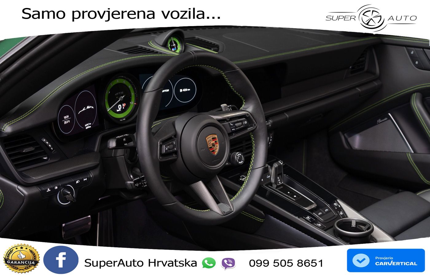 Porsche 911 Carrera 4 GTS Cabriolet 3.6 (541 KS) T-Hybrid PDK