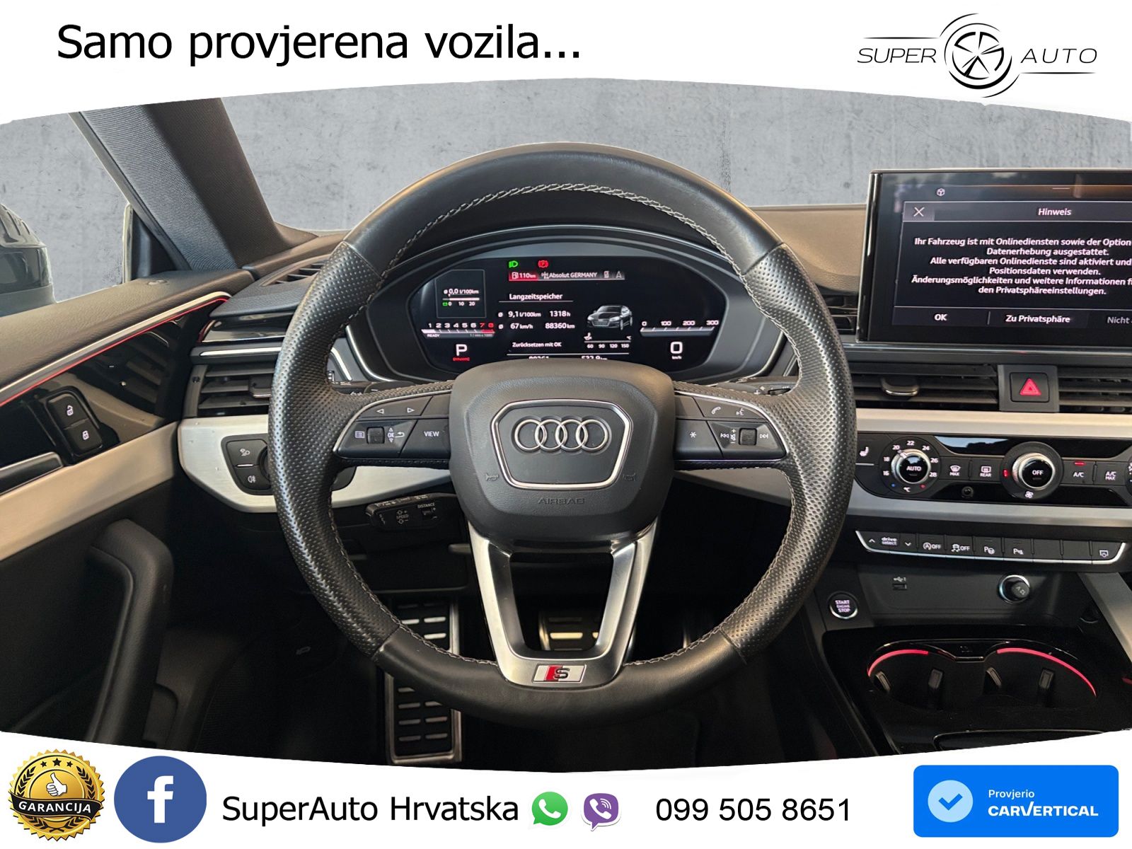 Audi A5 Sportback 45 TFSI (265 KS) quattro S tronic S line MATRIX+GR SJED+KAM