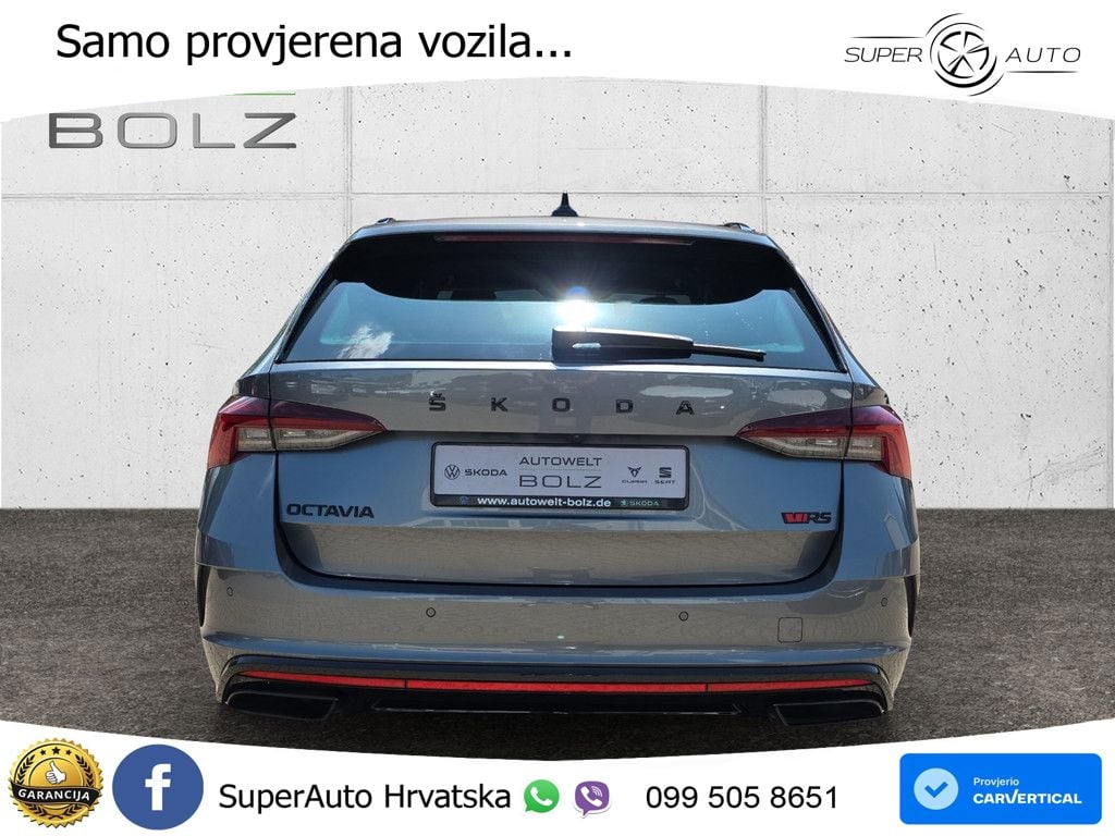 Škoda Octavia Combi RS 2.0 TDI (200 KS) DSG LED+GR SJED+ACC