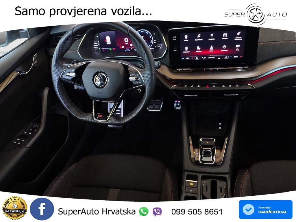 Škoda Octavia Combi RS 2.0 TDI (200 KS) DSG LED+GR SJED+ACC