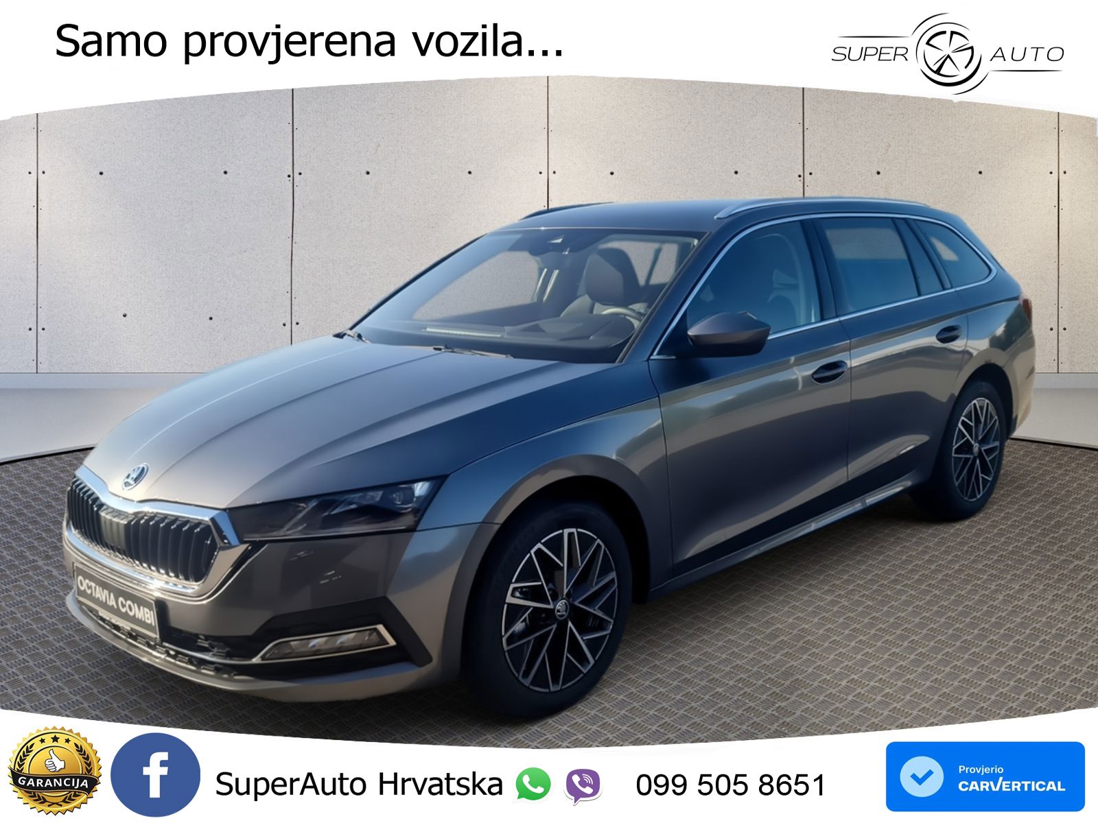 Škoda Octavia Combi 1.5 TSI (150 KS) DSG MATRIX+GR SJED+KAM