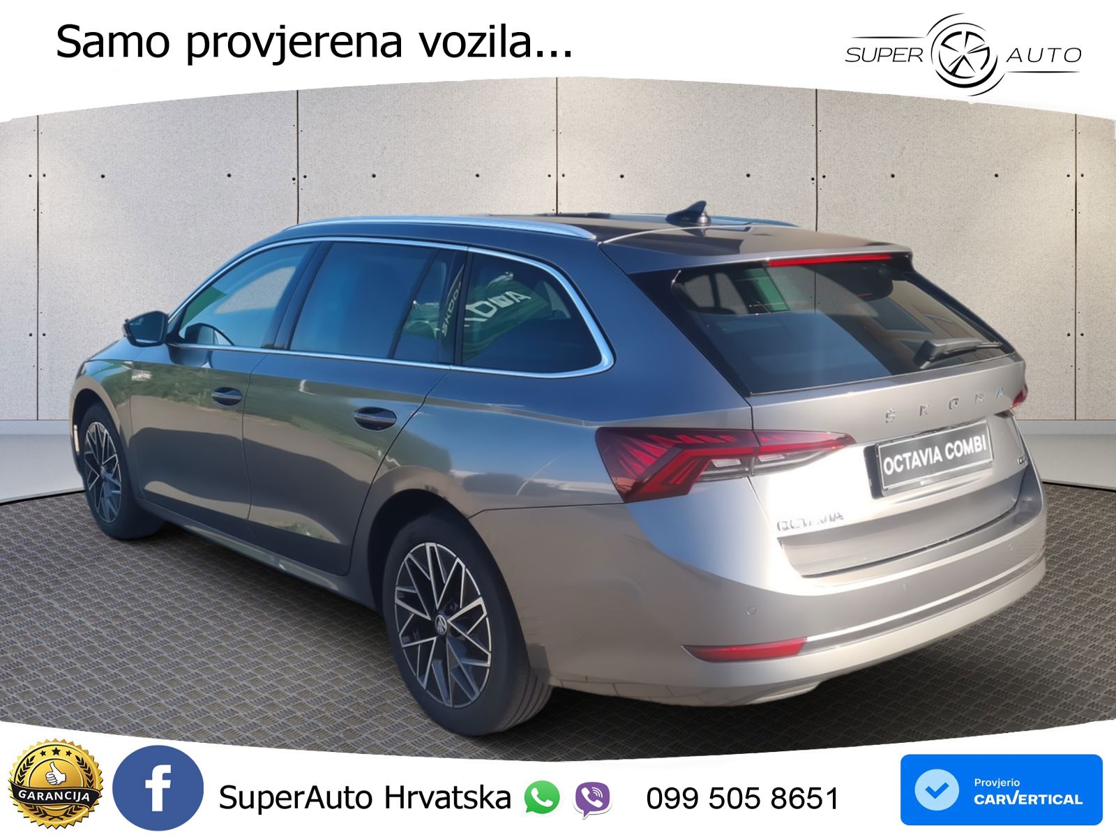 Škoda Octavia Combi 1.5 TSI (150 KS) DSG MATRIX+GR SJED+KAM