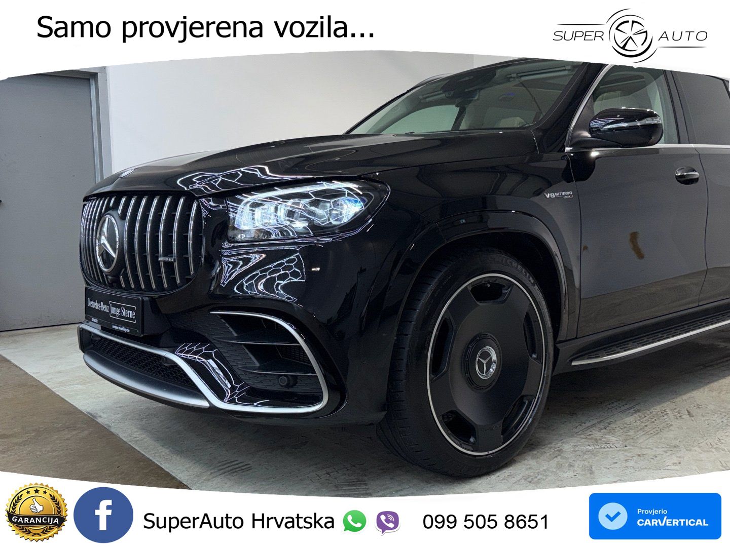 Mercedes-Benz GLS AMG GLS 63 V8 EQ Boost 4MATIC+ AMG SPEEDSHIFT TCT 9G ACC+HEAD+4xGR SJED+360+PANO