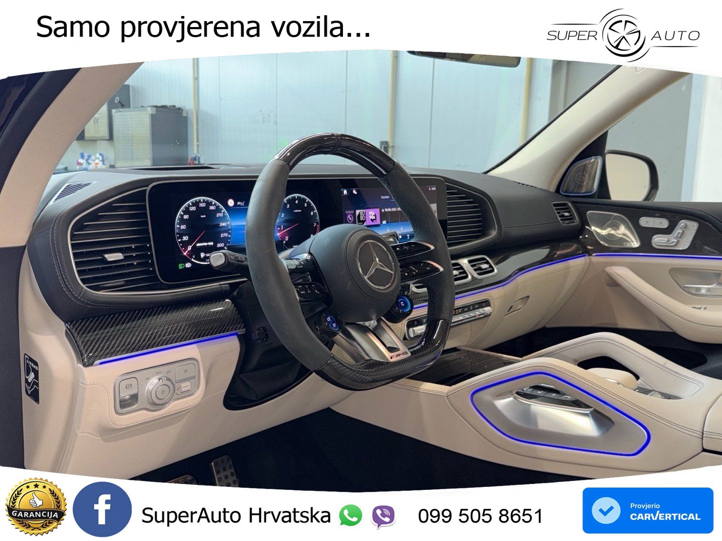 Mercedes-Benz GLS AMG GLS 63 V8 EQ Boost 4MATIC+ AMG SPEEDSHIFT TCT 9G ACC+HEAD+4xGR SJED+360+PANO