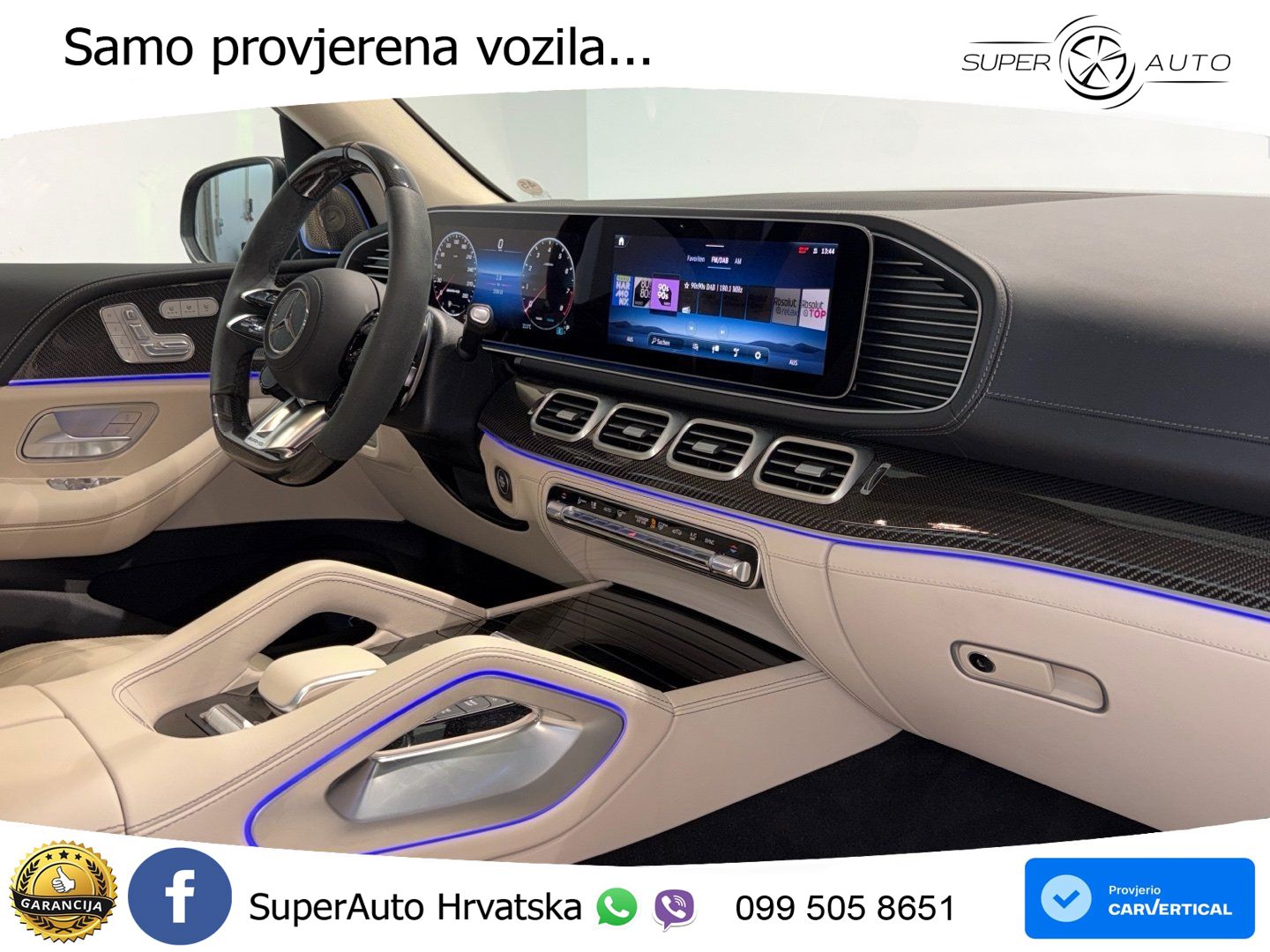Mercedes-Benz GLS AMG GLS 63 V8 EQ Boost 4MATIC+ AMG SPEEDSHIFT TCT 9G ACC+HEAD+4xGR SJED+360+PANO