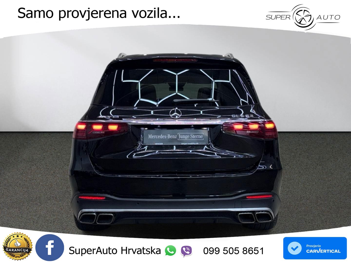 Mercedes-Benz GLS AMG GLS 63 V8 EQ Boost 4MATIC+ AMG SPEEDSHIFT TCT 9G ACC+HEAD+4xGR SJED+360+PANO
