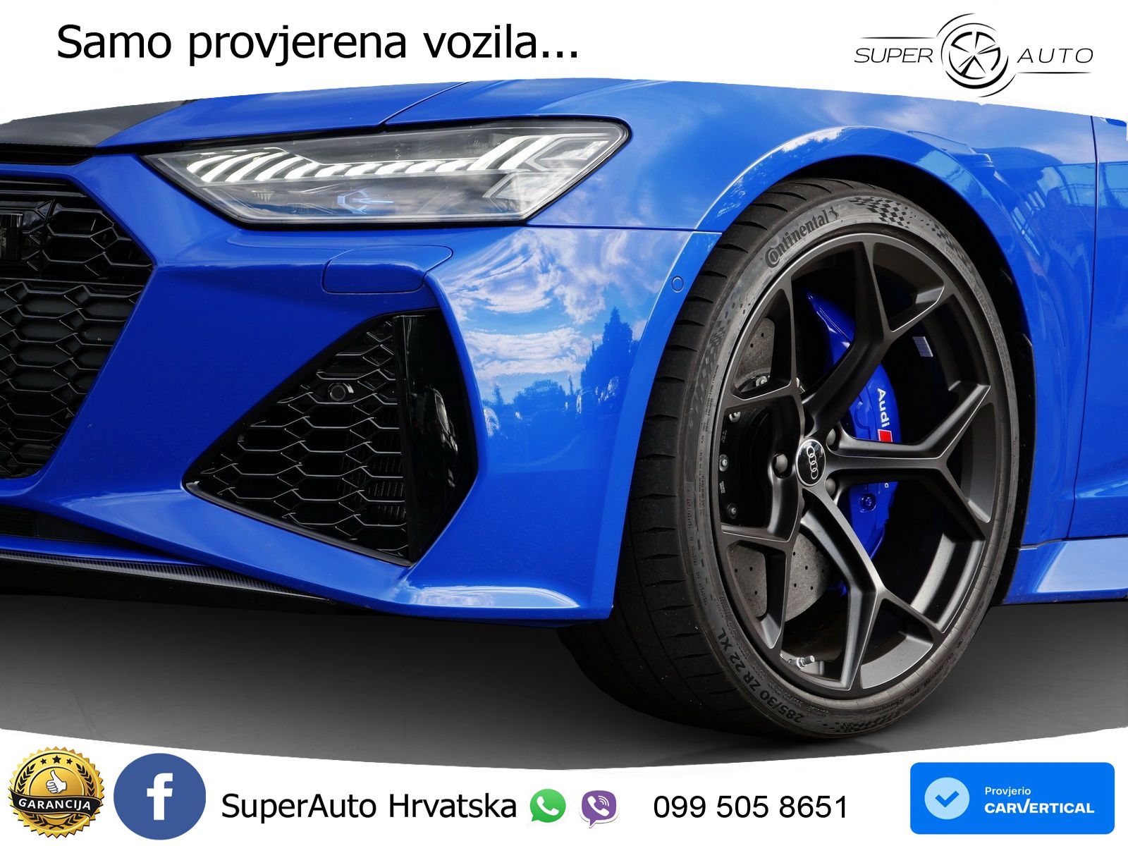 Audi RS6 Avant 4.0 TFSI V8 performance (630 KS)  quattro tiptronic LED+GR SJED+ACC