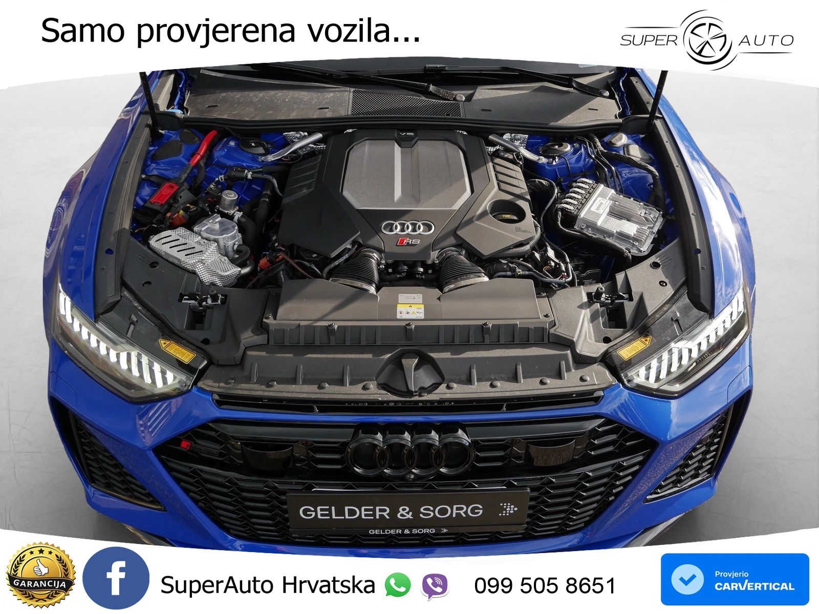 Audi RS6 Avant 4.0 TFSI V8 performance (630 KS)  quattro tiptronic LED+GR SJED+ACC