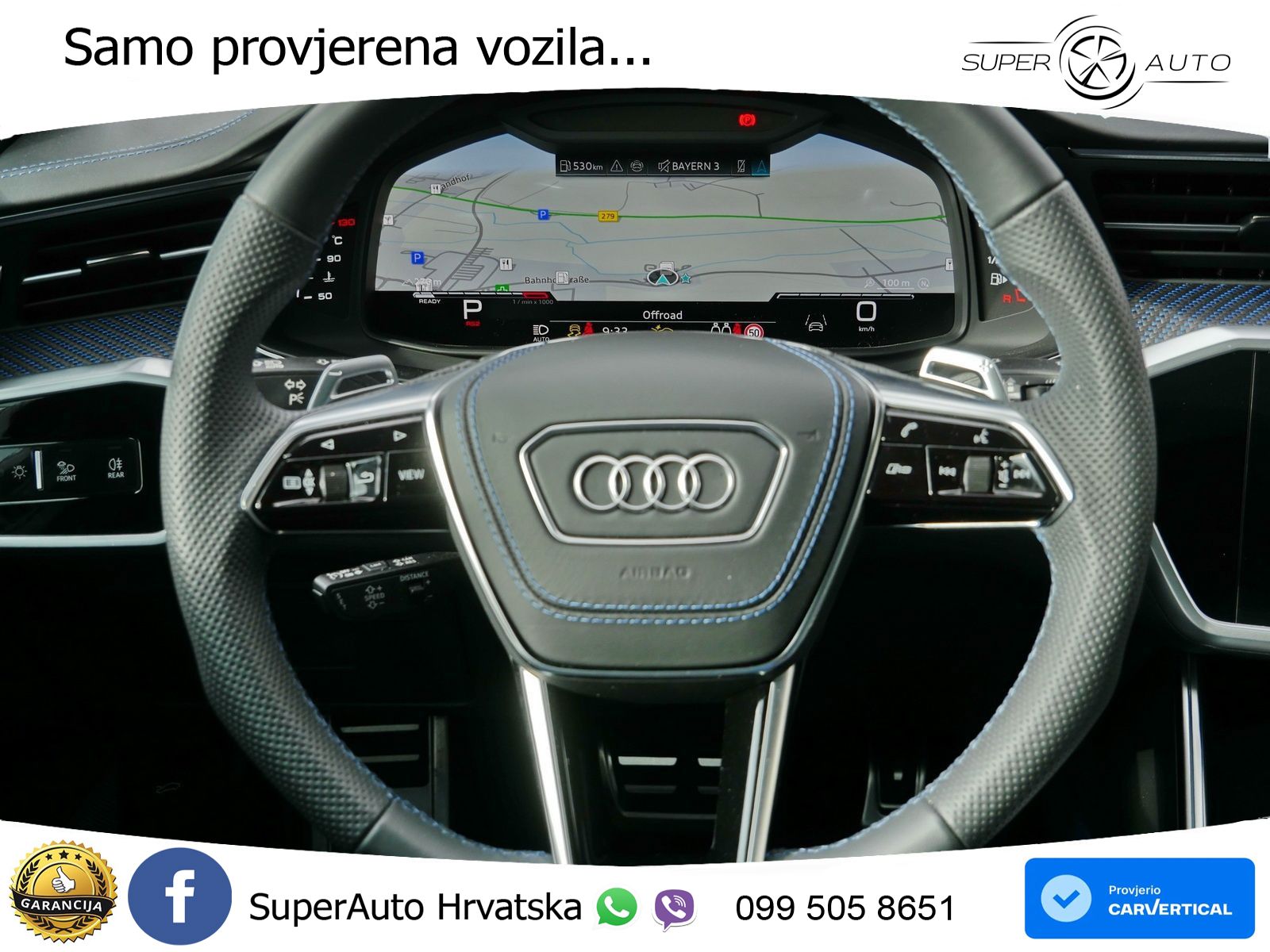 Audi RS6 Avant 4.0 TFSI V8 performance (630 KS)  quattro tiptronic LED+GR SJED+ACC