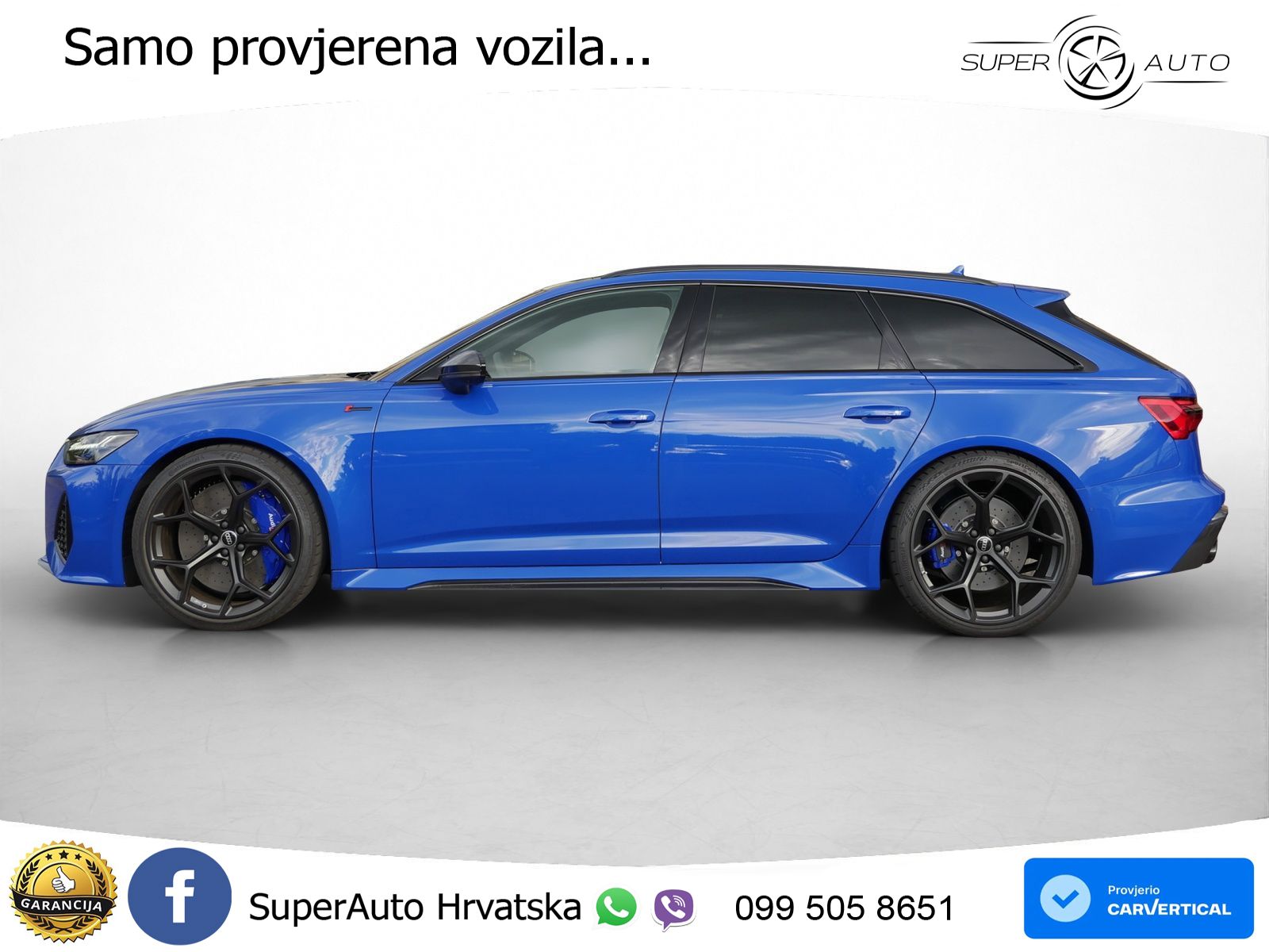Audi RS6 Avant 4.0 TFSI V8 performance (630 KS)  quattro tiptronic LED+GR SJED+ACC