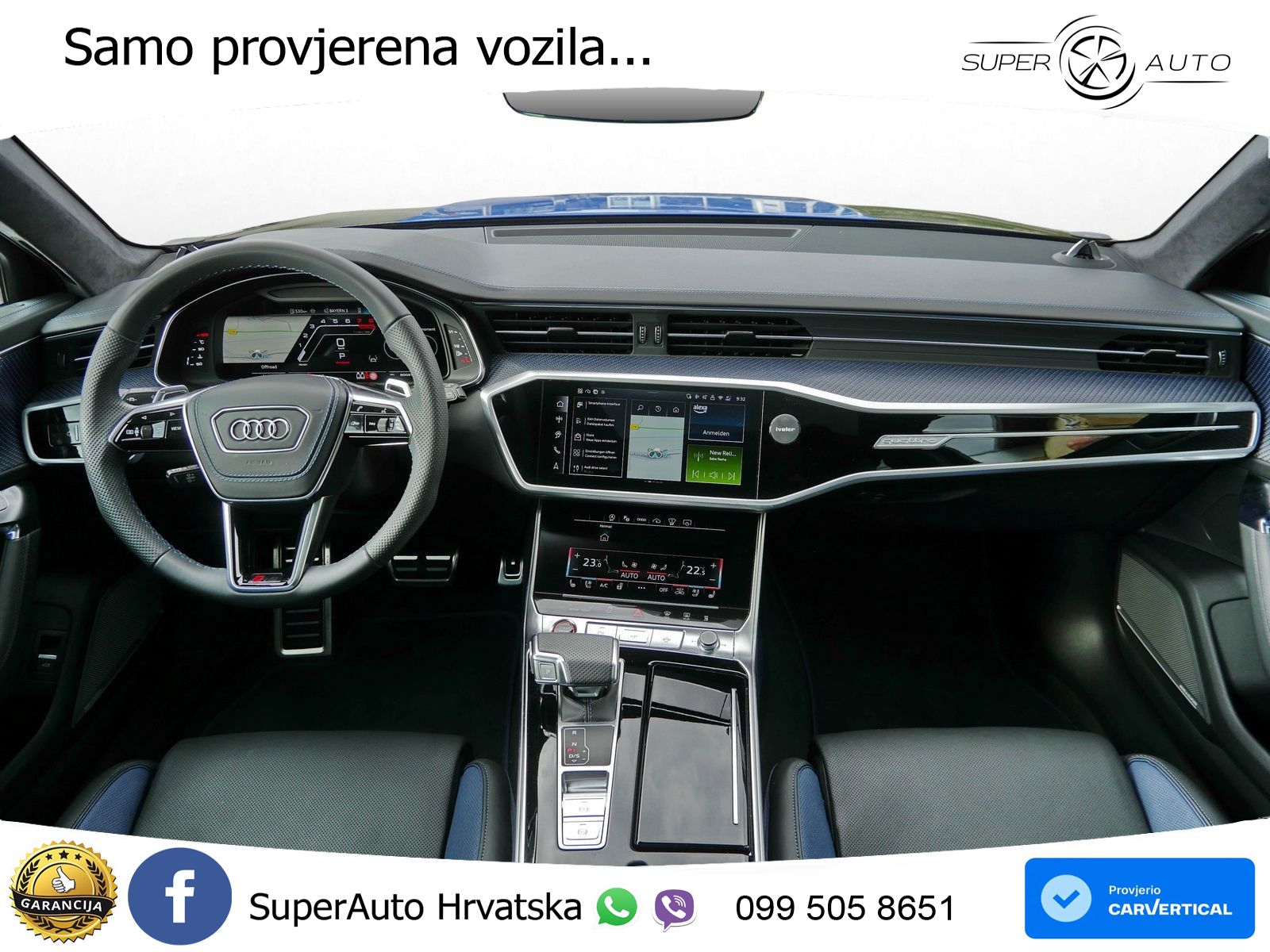 Audi RS6 Avant 4.0 TFSI V8 performance (630 KS)  quattro tiptronic LED+GR SJED+ACC