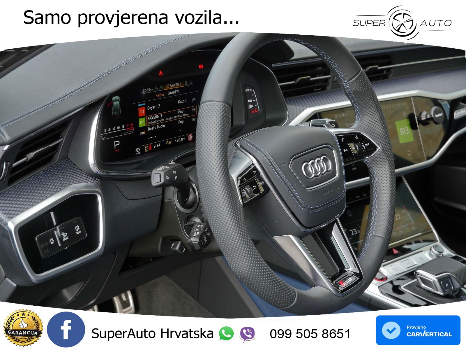 Audi RS6 Avant 4.0 TFSI V8 performance (630 KS)  quattro tiptronic LED+GR SJED+ACC