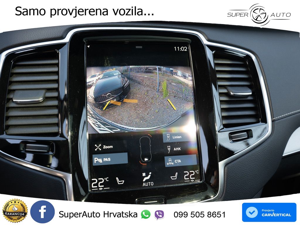 Volvo XC90 2.0 B5 Diesel AWD Automatic ZRAČNI+ACC+GR SJED+KAM+PANO