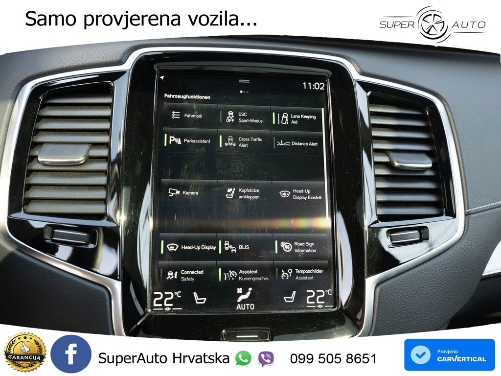 Volvo XC90 2.0 B5 Diesel AWD Automatic ZRAČNI+ACC+GR SJED+KAM+PANO
