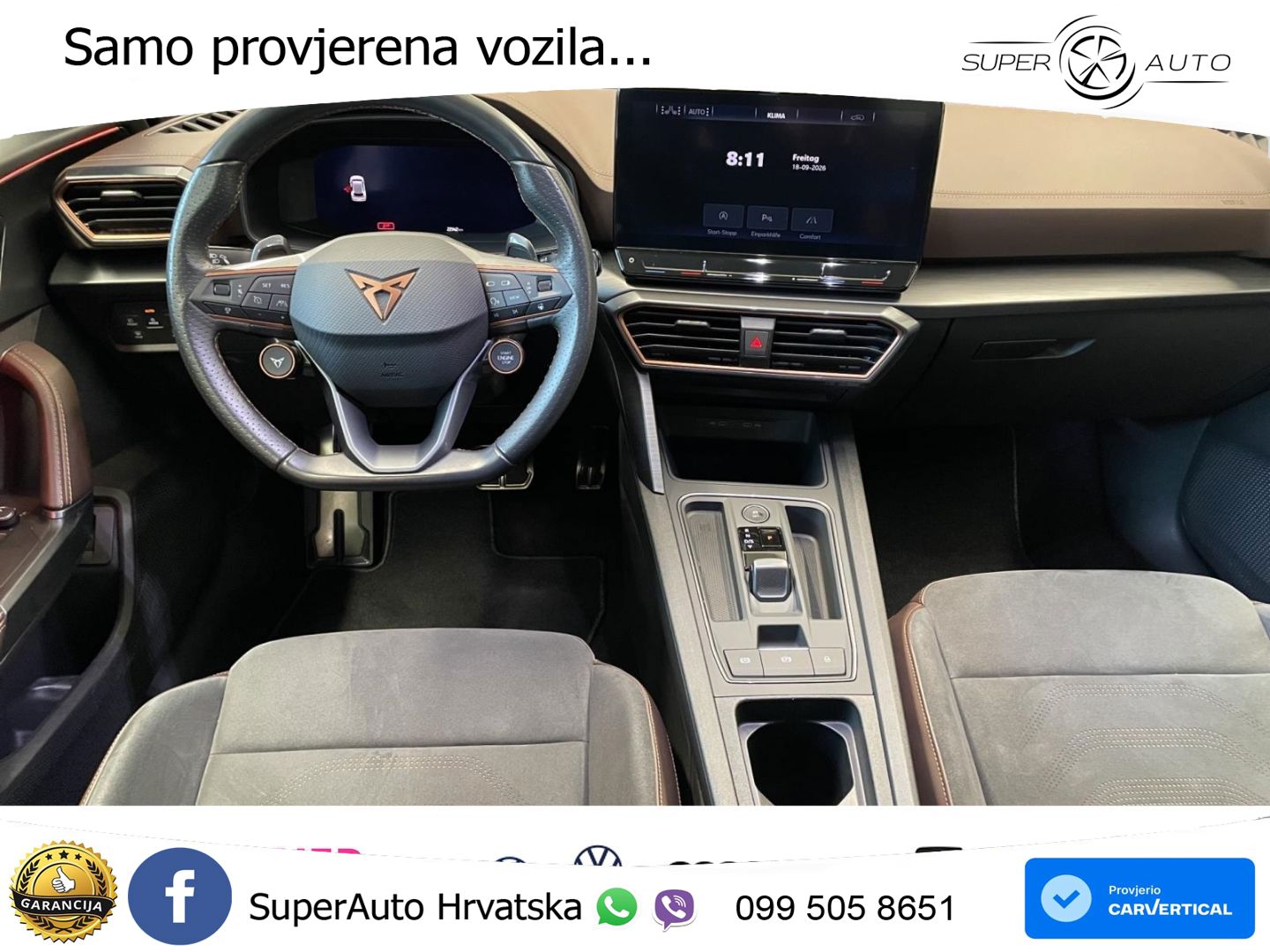 Cupra Formentor VZ5 2.5 TSI (390 KS) 4Drive DSG VZ MATRIX+GR SJED+KAM