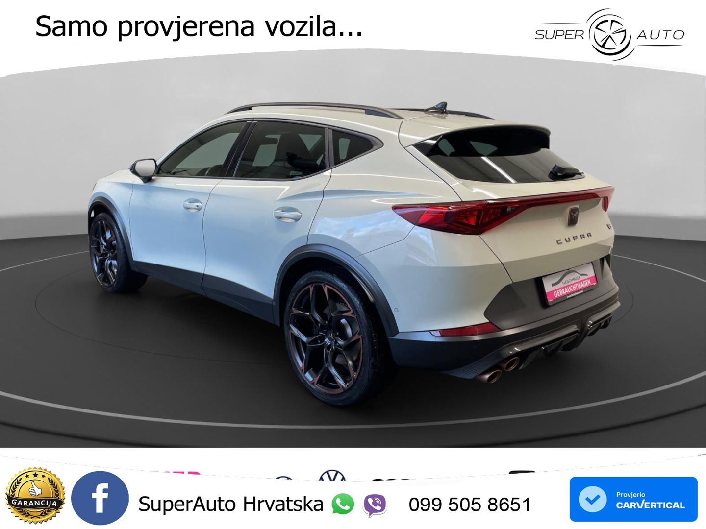 Cupra Formentor VZ5 2.5 TSI (390 KS) 4Drive DSG VZ MATRIX+GR SJED+KAM