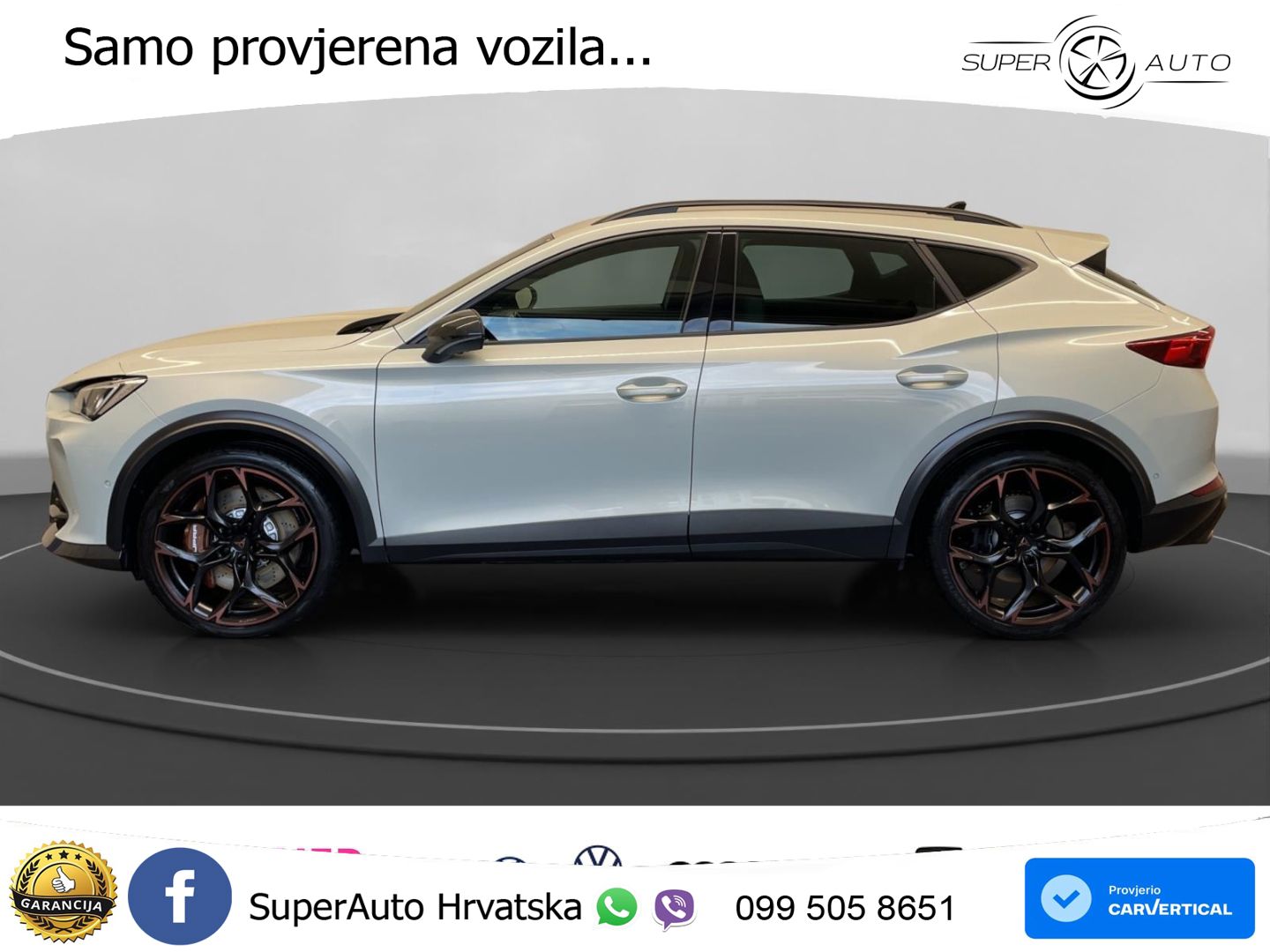 Cupra Formentor VZ5 2.5 TSI (390 KS) 4Drive DSG VZ MATRIX+GR SJED+KAM