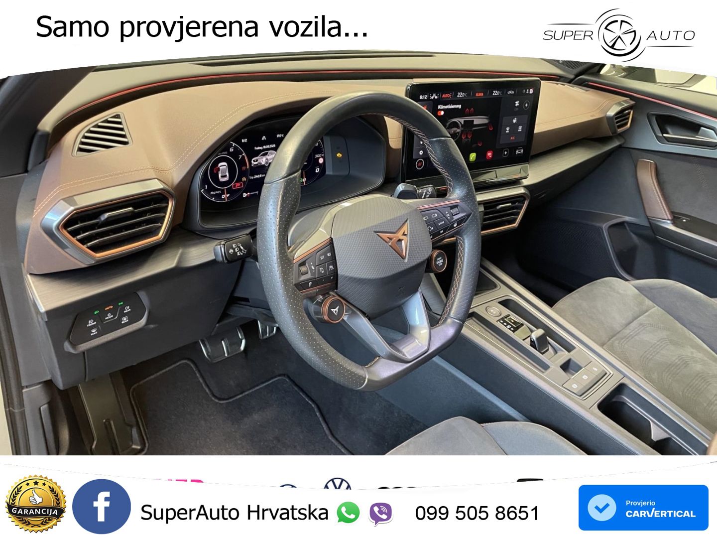 Cupra Formentor VZ5 2.5 TSI (390 KS) 4Drive DSG VZ MATRIX+GR SJED+KAM