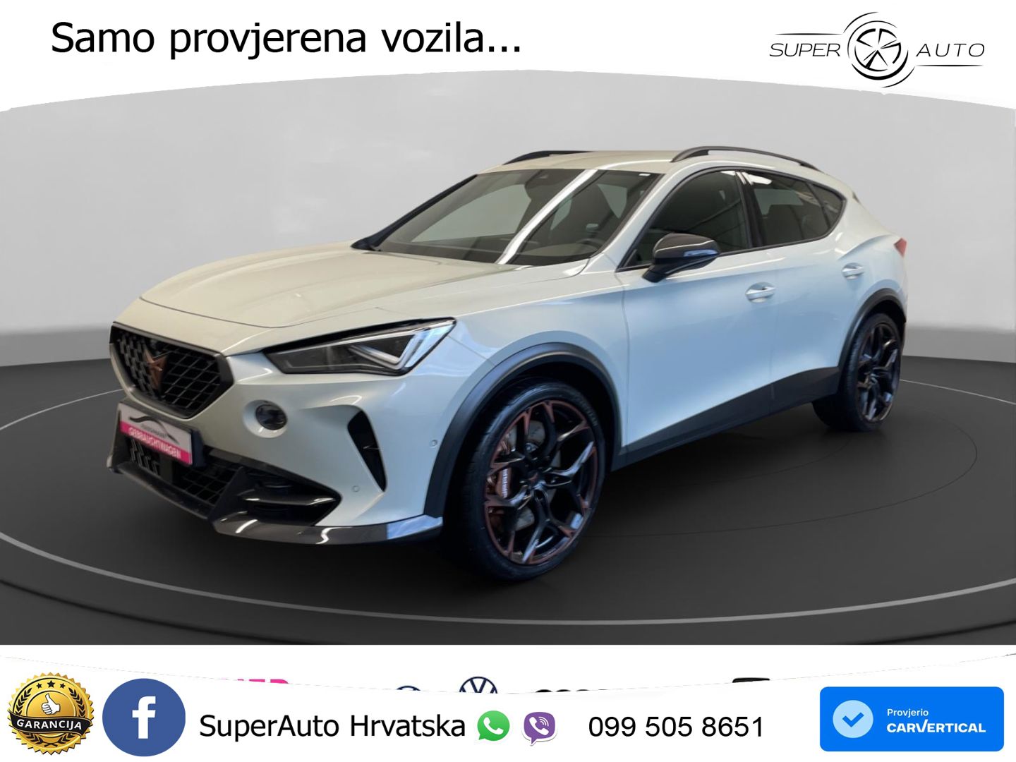 Cupra Formentor VZ5 2.5 TSI (390 KS) 4Drive DSG VZ MATRIX+GR SJED+KAM