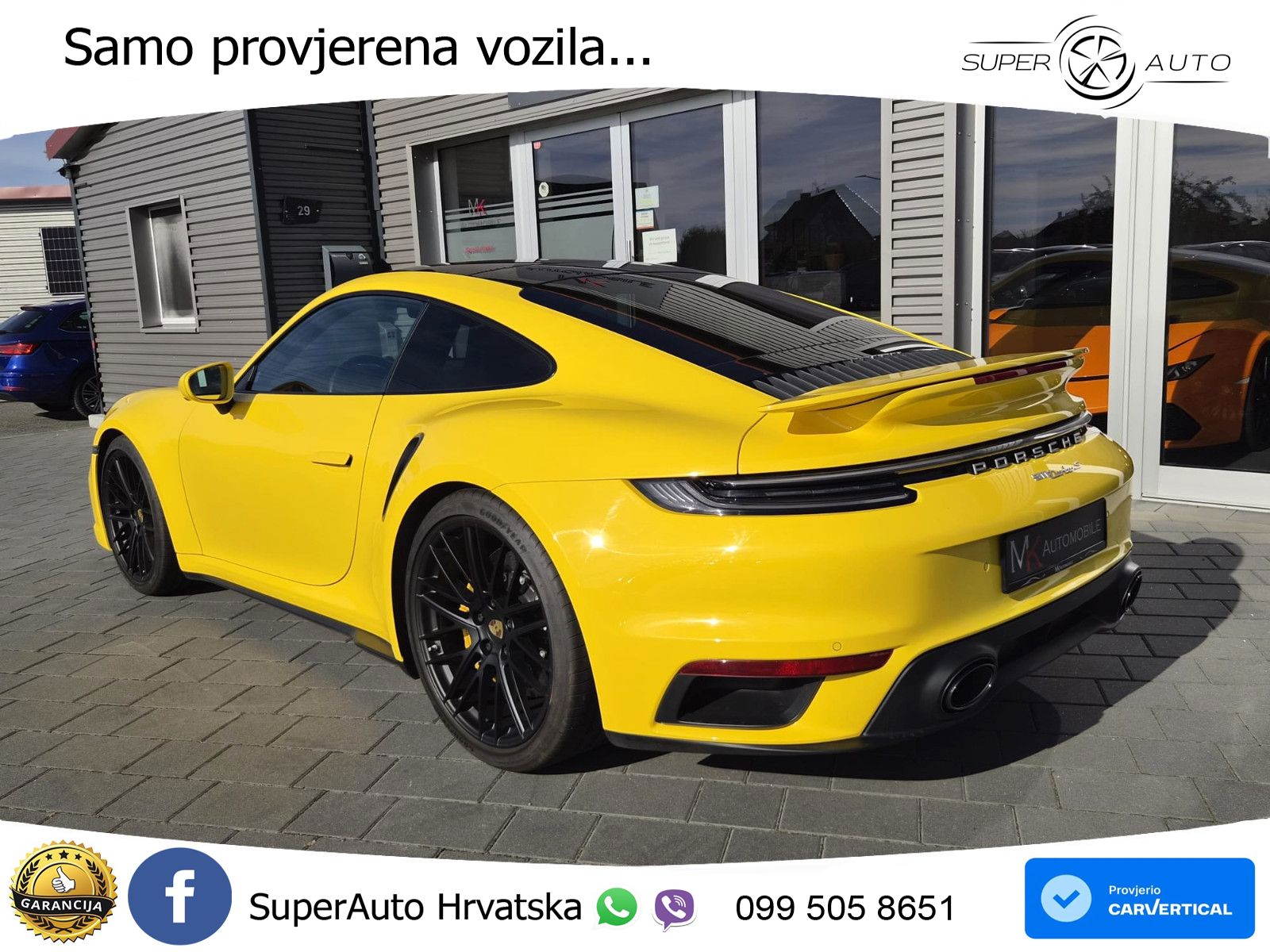 Porsche 911 Turbo S 3.8 (650 KS) PDK ZRAČNI+ACC+GR SJED+KAM