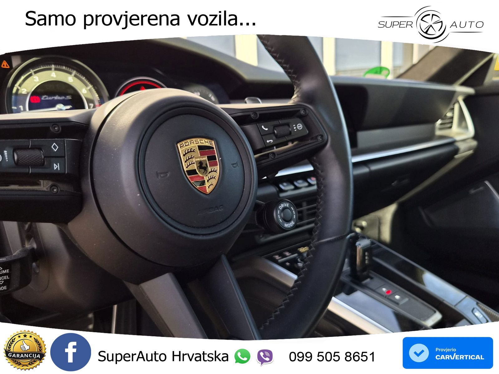 Porsche 911 Turbo S 3.8 (650 KS) PDK ZRAČNI+ACC+GR SJED+KAM