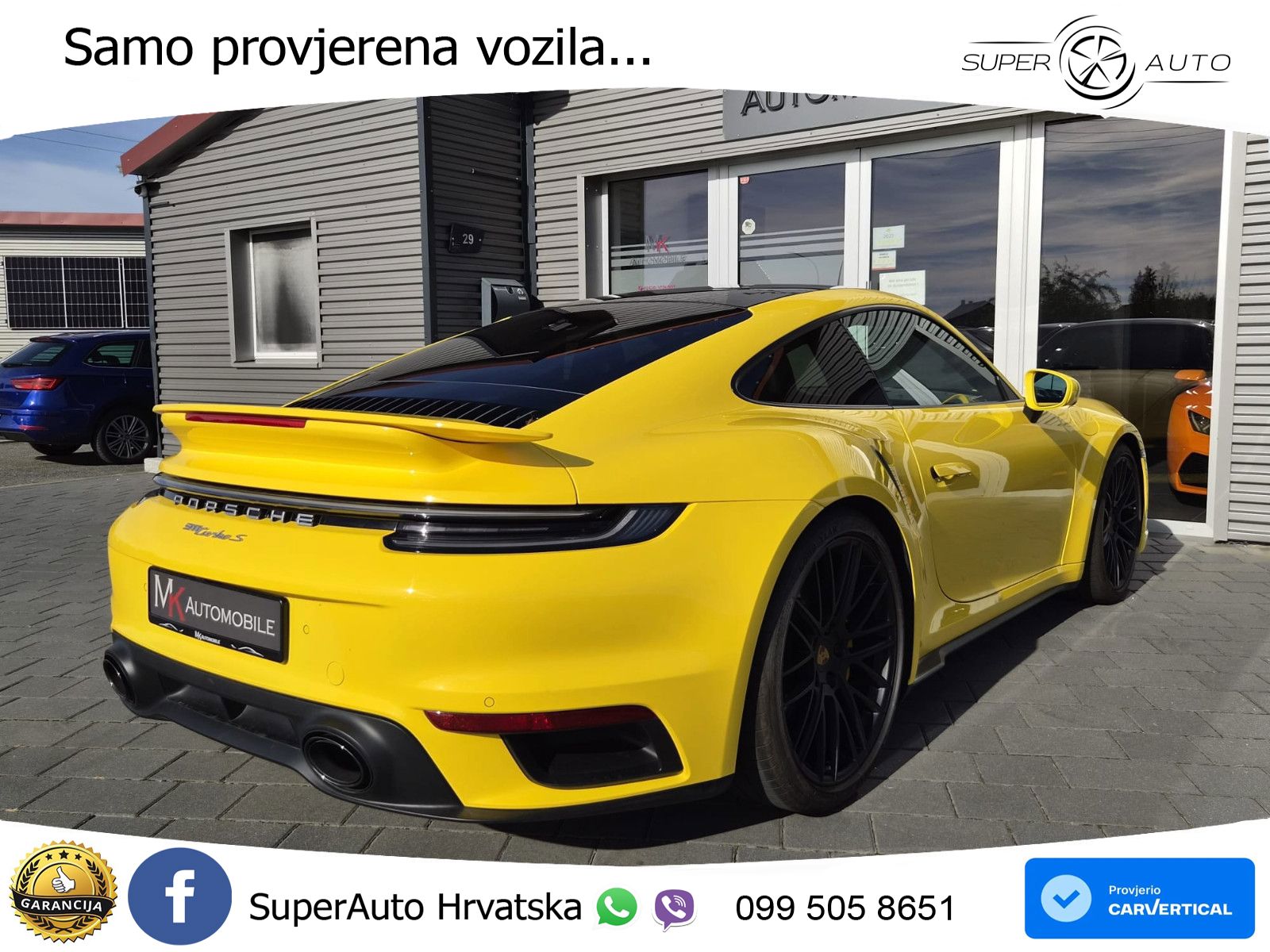 Porsche 911 Turbo S 3.8 (650 KS) PDK ZRAČNI+ACC+GR SJED+KAM