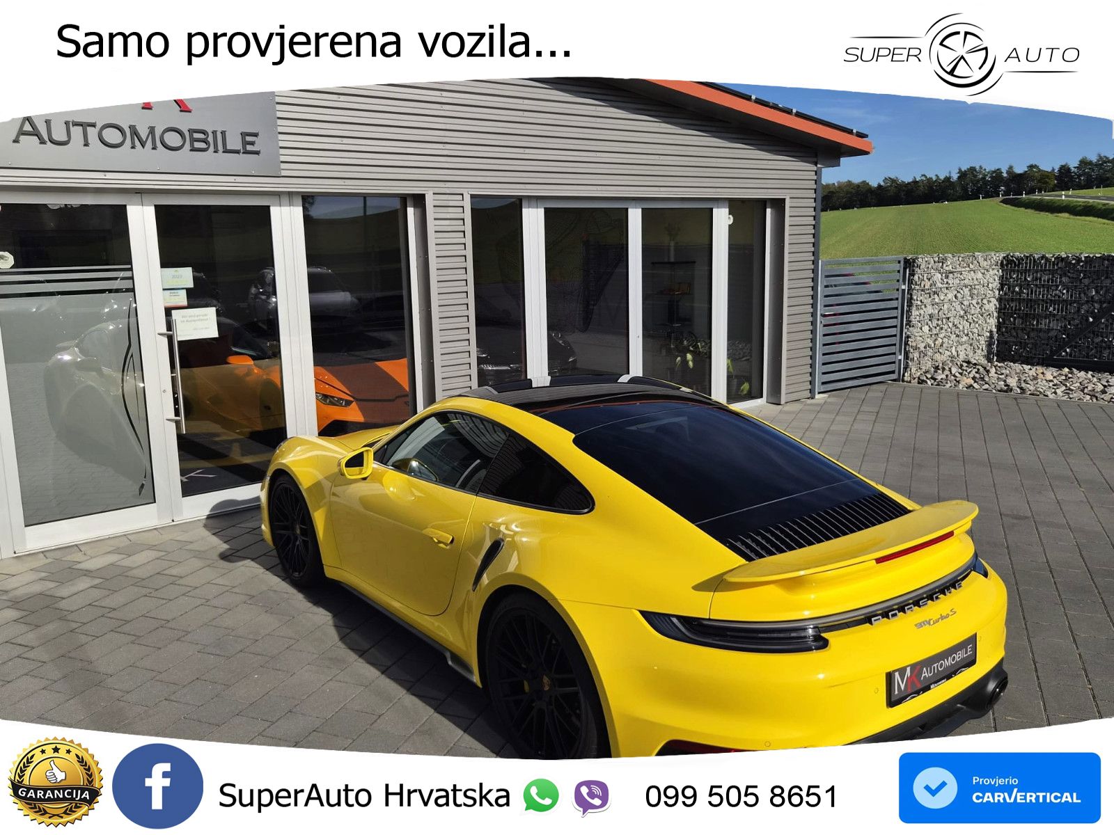 Porsche 911 Turbo S 3.8 (650 KS) PDK ZRAČNI+ACC+GR SJED+KAM