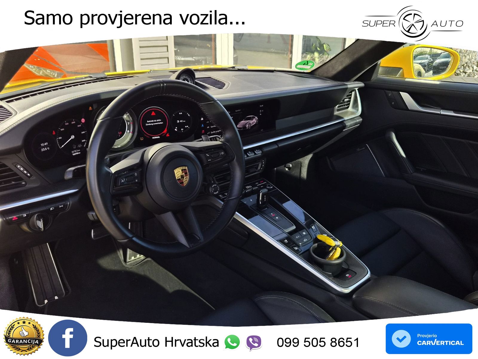 Porsche 911 Turbo S 3.8 (650 KS) PDK ZRAČNI+ACC+GR SJED+KAM