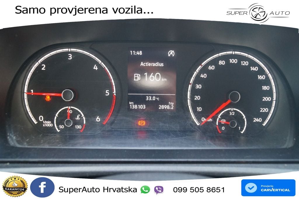 Volkswagen Caddy 2.0 TDI Comfort Cargo -AIRCO-PDC-CRUISE-CA 75 KS