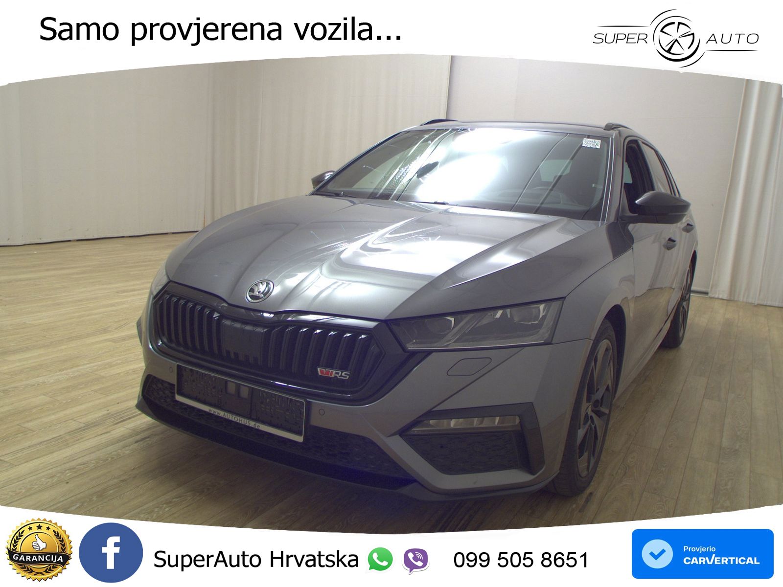 Škoda Octavia Combi RS 2.0 TDI (200 KS) DSG LED+GR SJED+ACC
